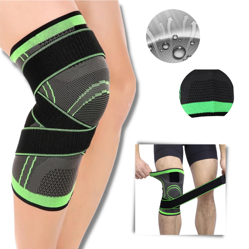 Genouillère de Compression Pro 3D —  Maintien & Confort Sport · Activité Quotidienne
